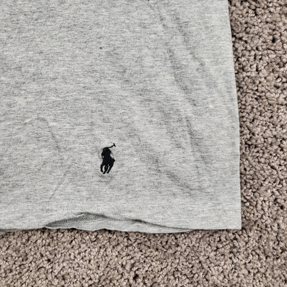 Polo Ralph Lauren Classic Fit Gray Cotton Short Sleeve T-Shirt Mens XL - Picture 4 of 7